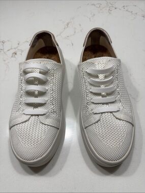Lucky Brand Off White Knit Slip-On Sneakers Size 6.5